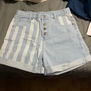 Denim shorts never worn, tried on once